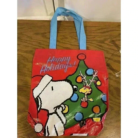 Snoopy Happy Holidays Mini Sack‎ 12” - Picture 2 of 3